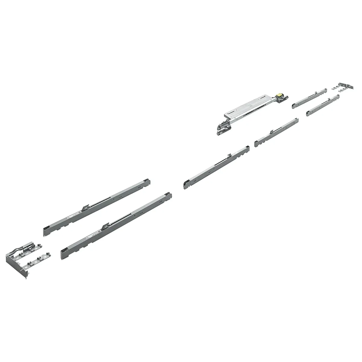 КОМПЛЕКТ SILENT SYSTEM TOPLINE XL ДЛЯ 3 ДВЕРЕЙ,30-80 КГ,С ЦЕНТРАЛЬНЫМ ДЕМПФЕРОМ - 9276643-0